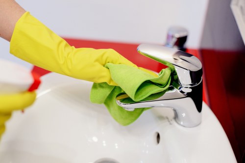 Local carpet cleaner preparing equipment for a Hollandpark appointment