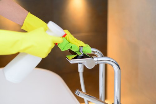 Regular cleaning service for a Hollandpark home with careful dusting and floor care